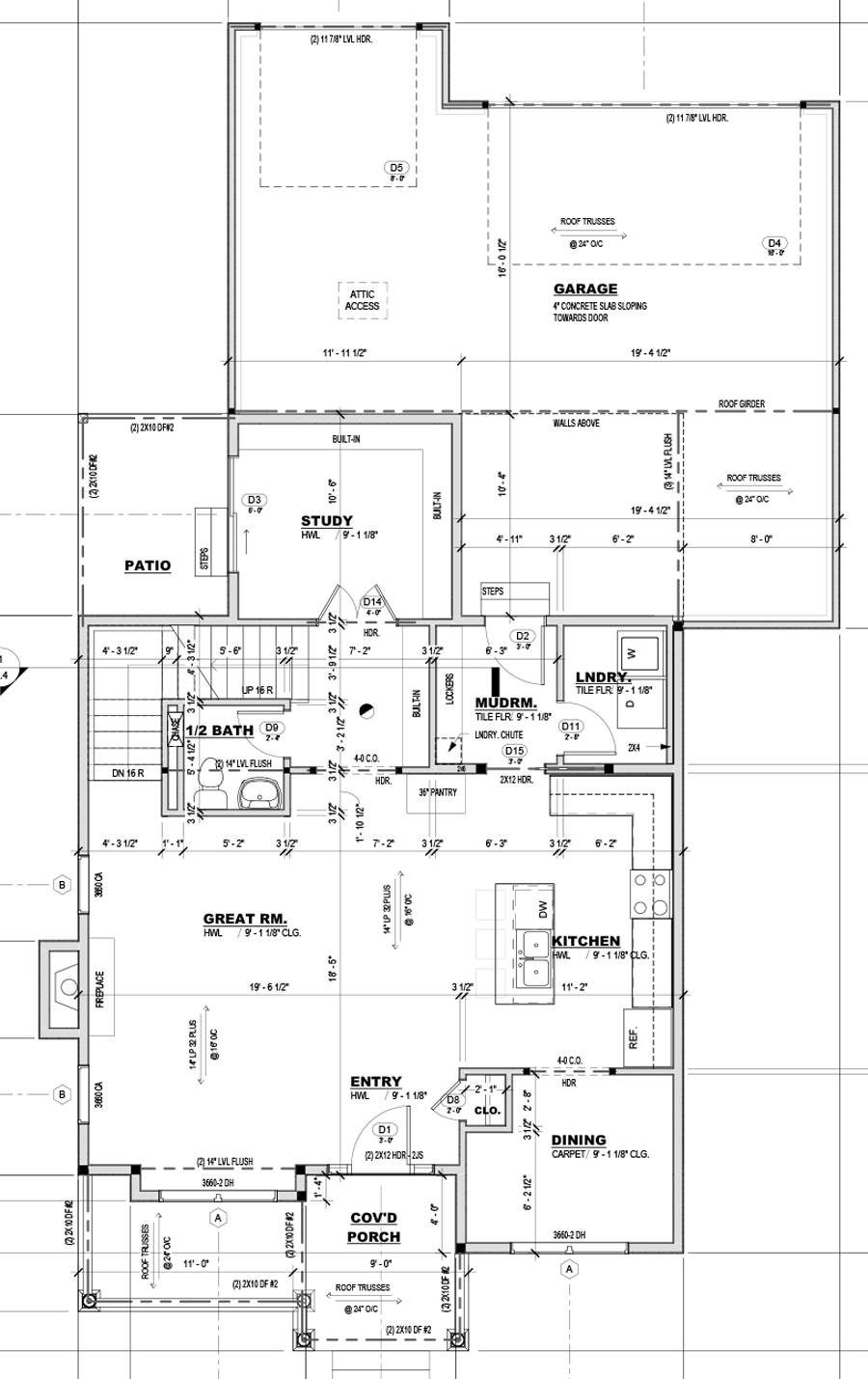 1st Level Floor Plan