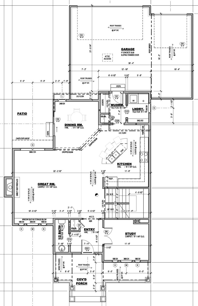 1st Level Floor Plan